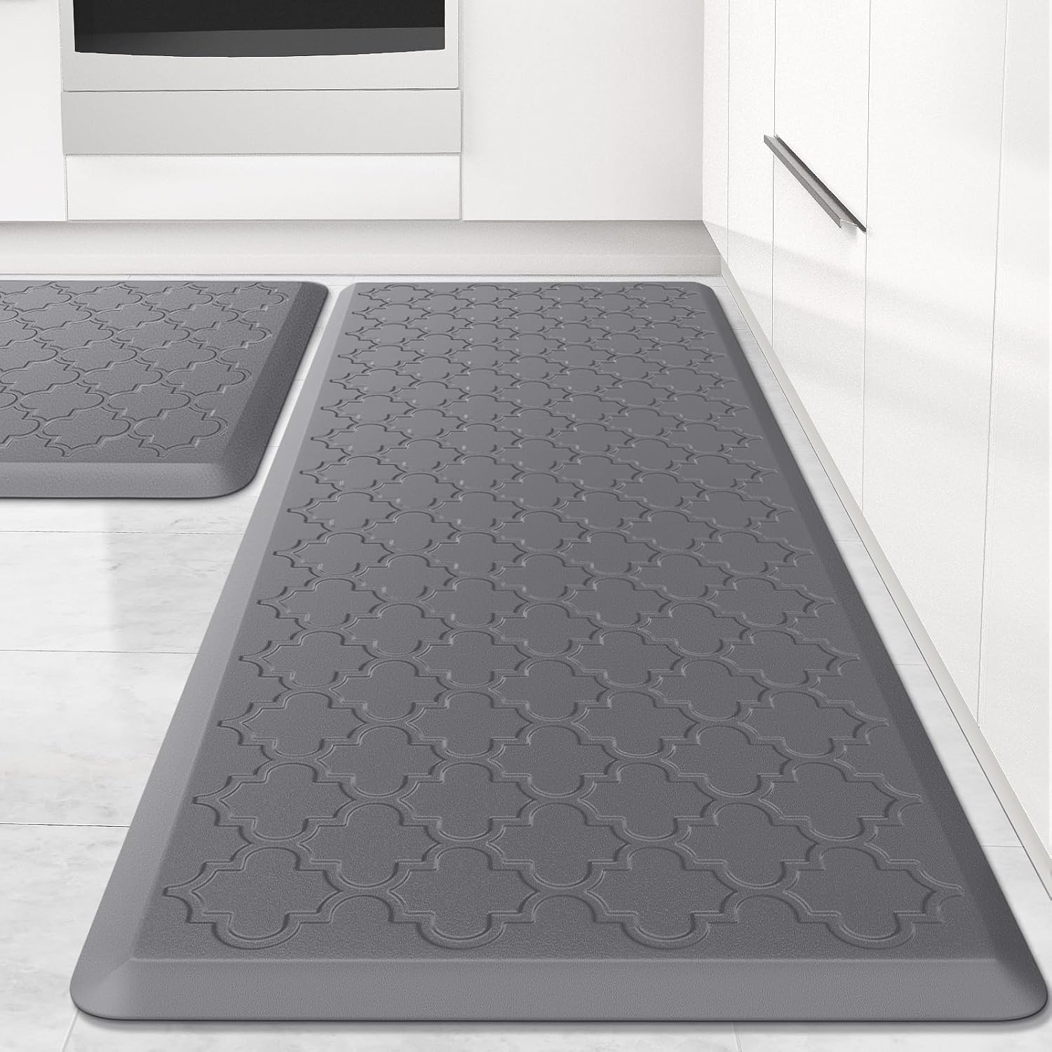 Cushioned Anti-Fatigue Kitchen Mat Set for Comfort and Safety