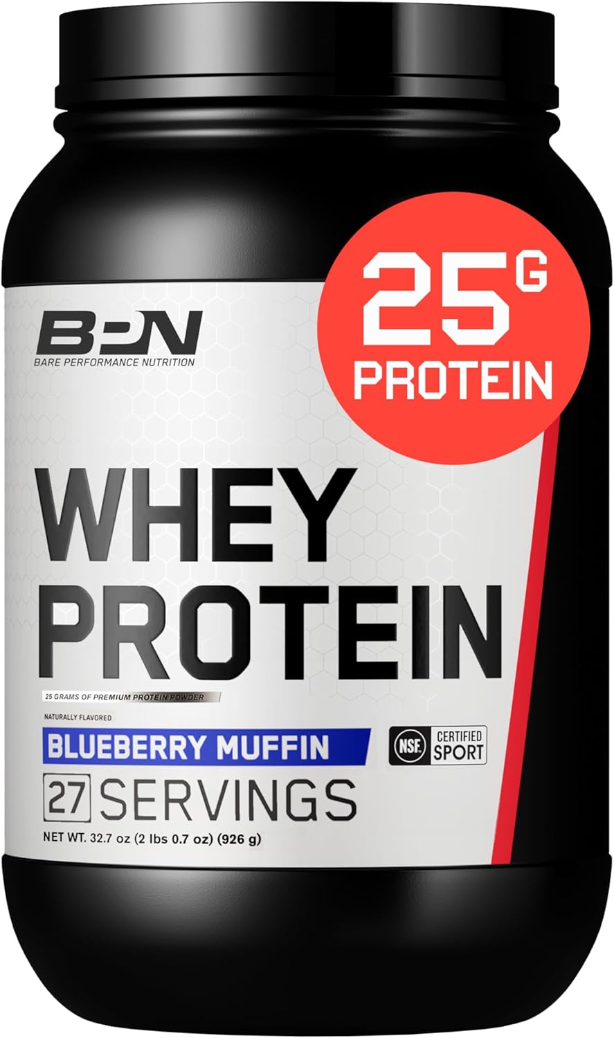 BPN Whey Protein + Casein Blend, Blueberry Muffin Flavor