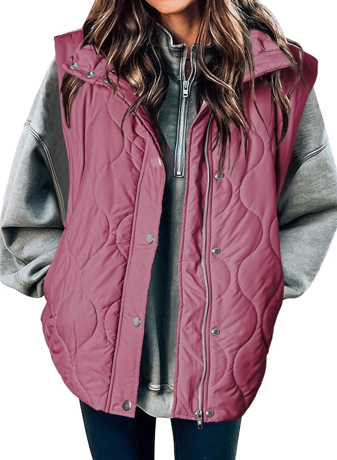 Lightweight Quilted Puffer Vest for Women - Stylish Fall Jacket