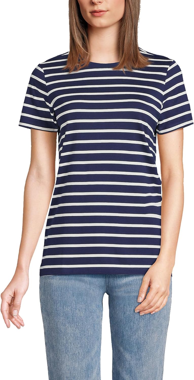 Relaxed Supima Cotton Crew Neck T-Shirt for Everyday Comfort