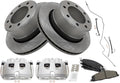 TRQ Rear Brake Pad & Rotor Kit for 2009-2013 Dodge Ram 2500