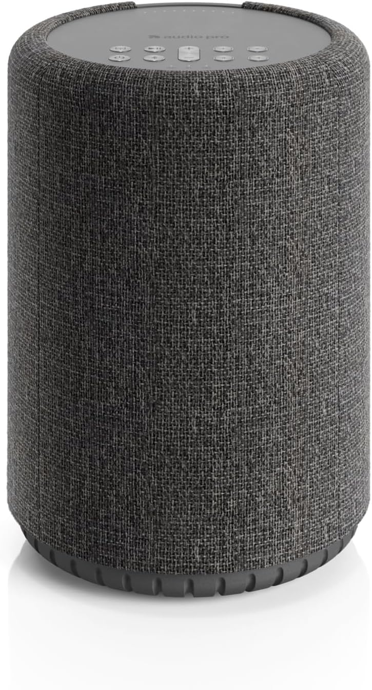 High Fidelity Wireless Speaker | Bluetooth, WiFi, Multiroom | Dark Gray