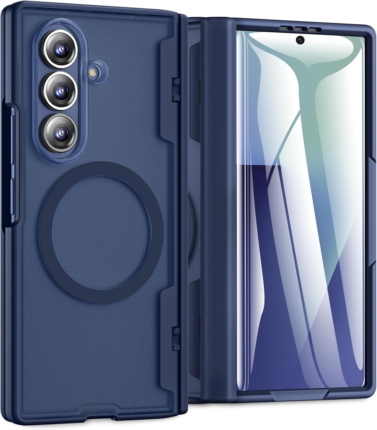 Samsung Galaxy Z Fold 7 Case with Hinge Protection and HD Screen