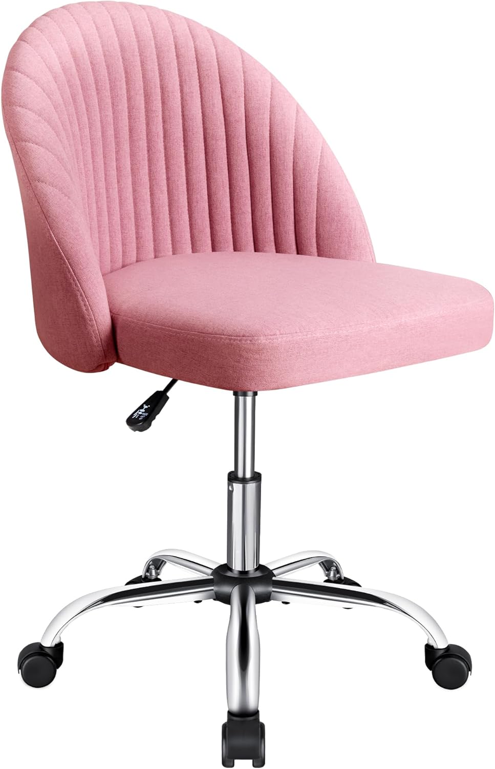 JUMMICO Pink Swivel Task Chair - Stylish Comfort