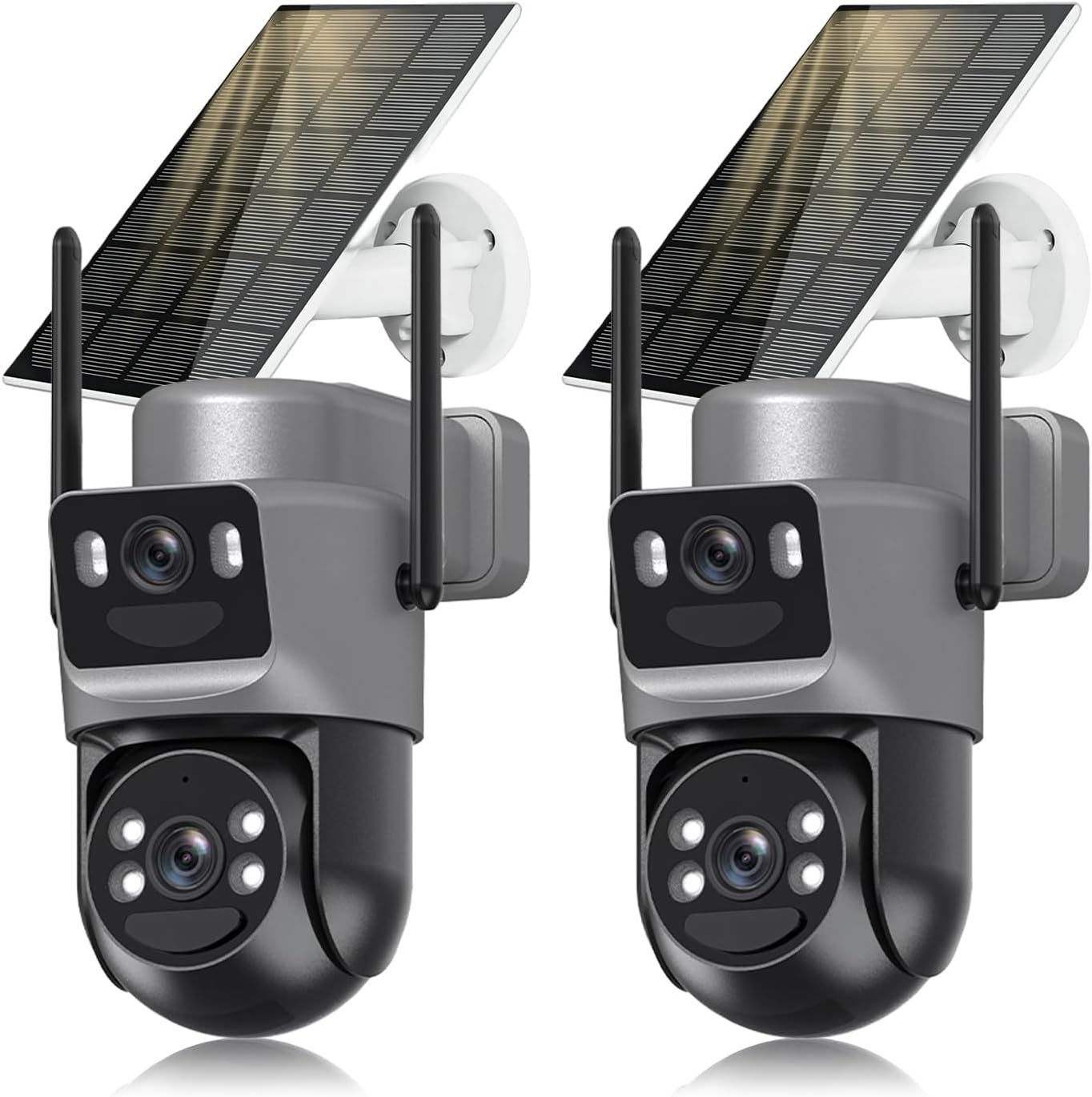 4K Solar Security Cameras Wireless Outdoor with Night Vision