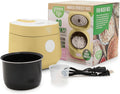 GreenLife Digital Rice Cooker, 4-Cup Cooked Capacity - Compact