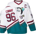 Mighty Ducks Jersey for Men S-XXL Charlie Conway & Adam Banks - 90s
