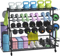 Weight Rack for Home Gym Dumbbell and Kettlebell Storage - Mobile