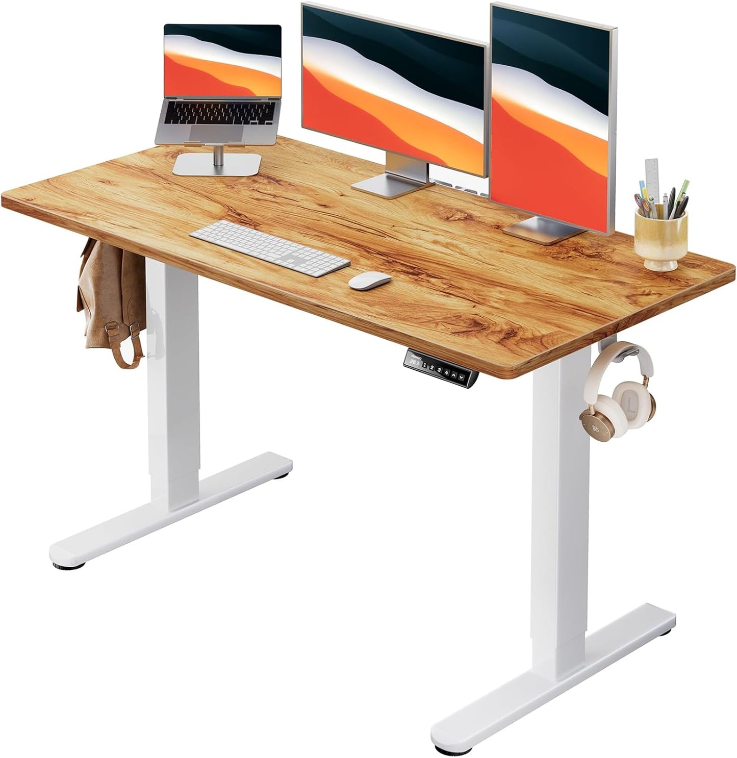 HUANUO Electric Standing Desk with Adjustable Height Features