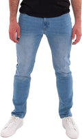 Slim Fit Jeans for Men - 2-Way Stretch Slim Tapered Denim