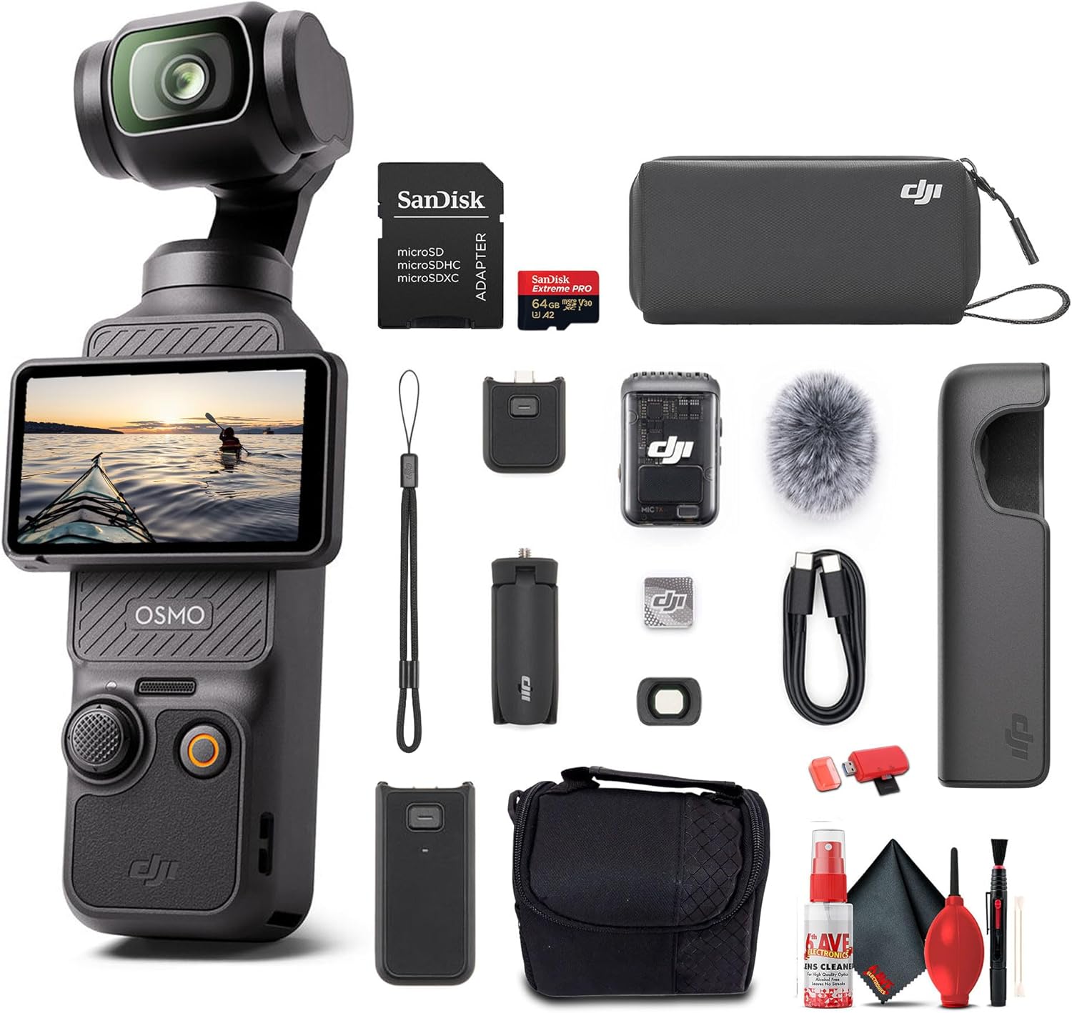 DJI Osmo Pocket 3 Creator Combo: 4K Video Stabilization