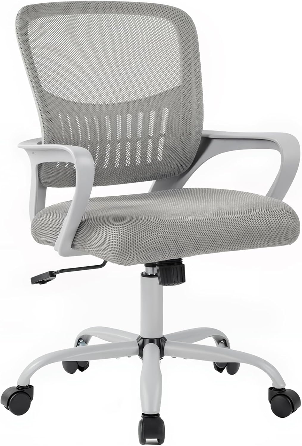 DUMOS Ergonomic Mid Back Desk Chair with Lumbar Support