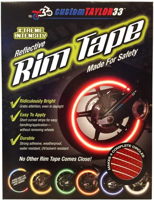 CustomTAYLOR33 High Intensity Reflective Safety Rim Tapes