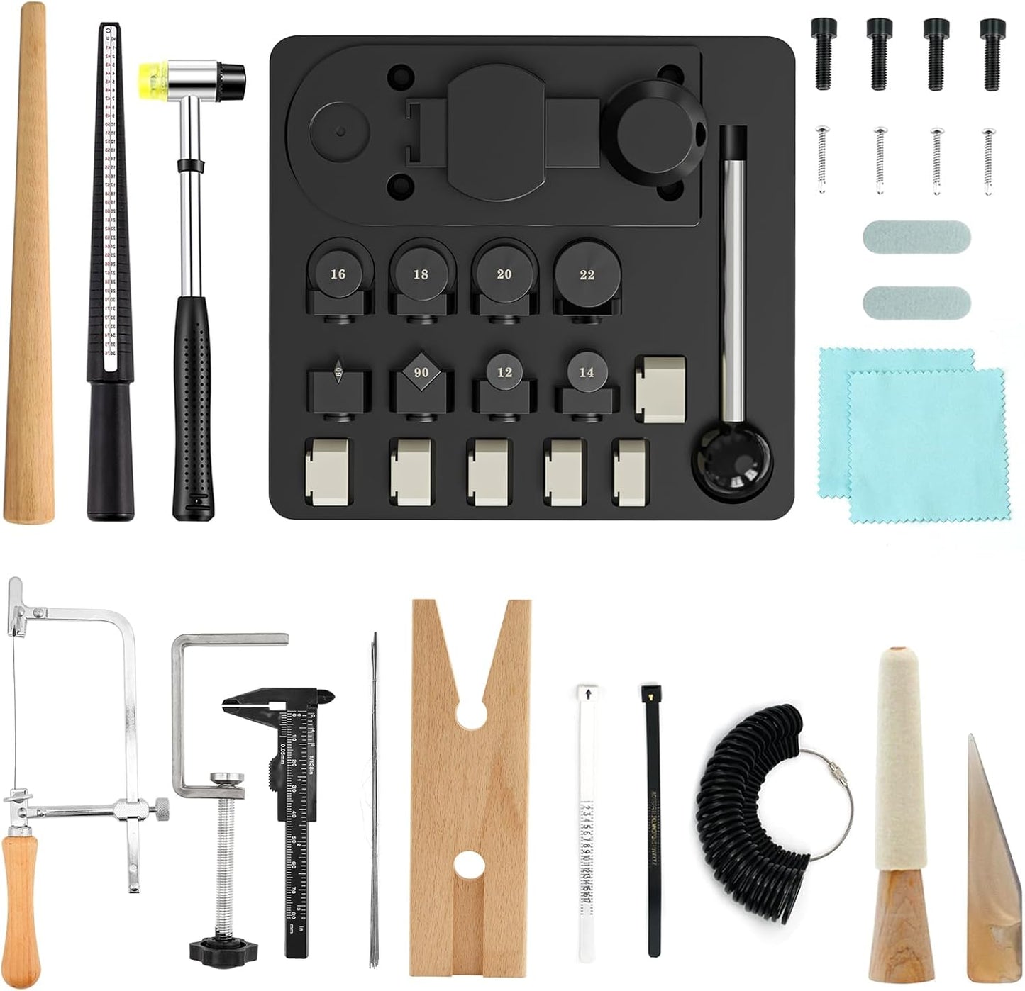 GAXPAK Ring Bender Tool Set for Jewelry Making and Crafting