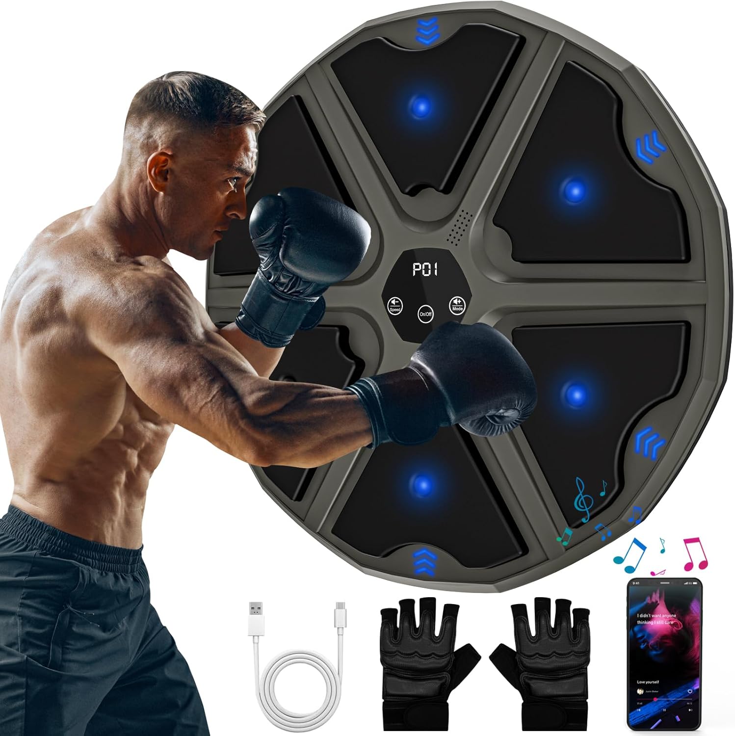 Smart Music Boxing Trainer Set by Cosicosy