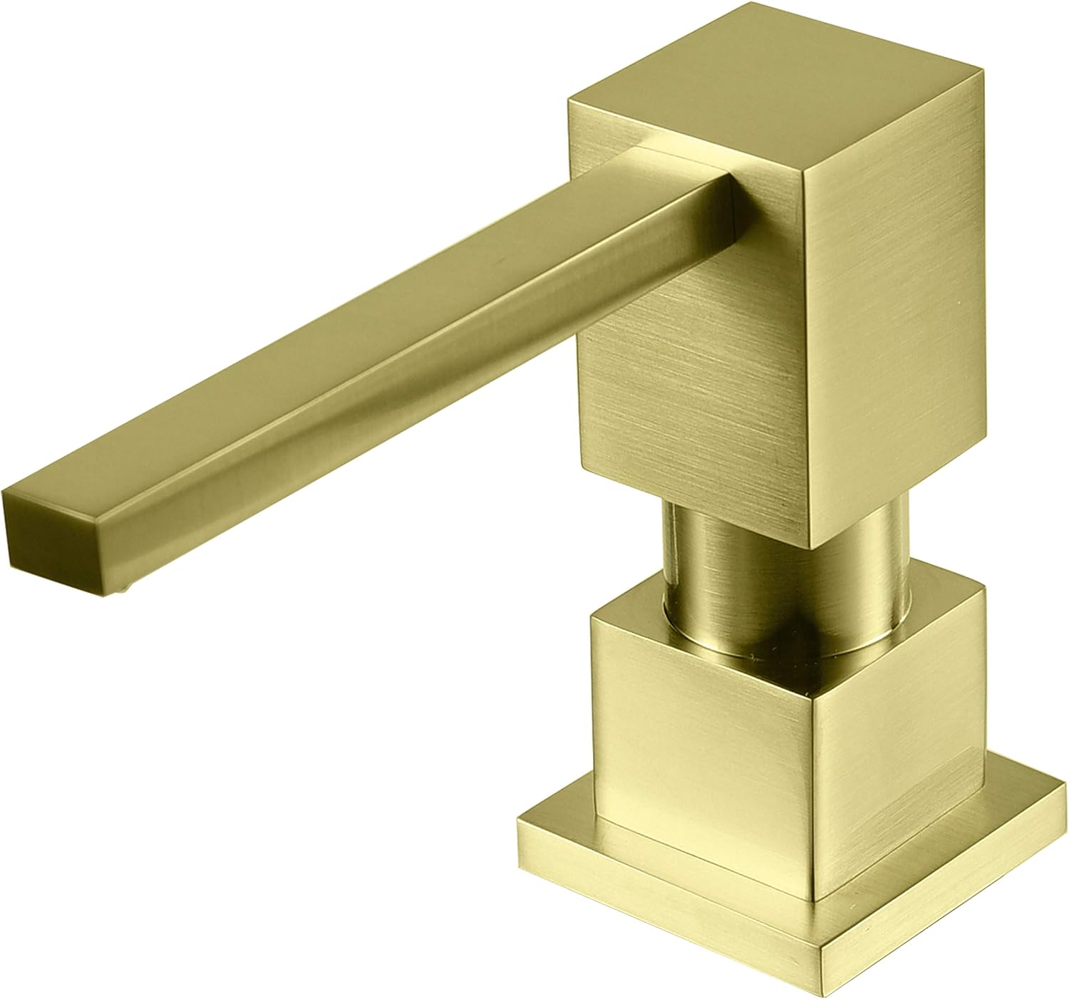 Brushed Gold Sink Soap Dispenser for Kitchen - Stylish Design