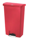 Rubbermaid 18 GAL Red Step-On Trash Can | Healthcare Solution