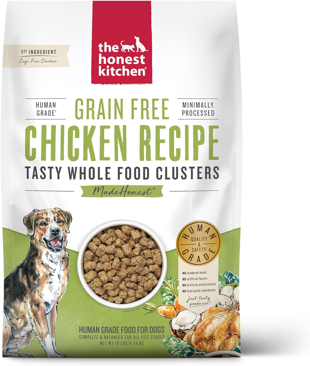 Whole Food Clusters Dog Grain Free Chicken for Healthy Pets