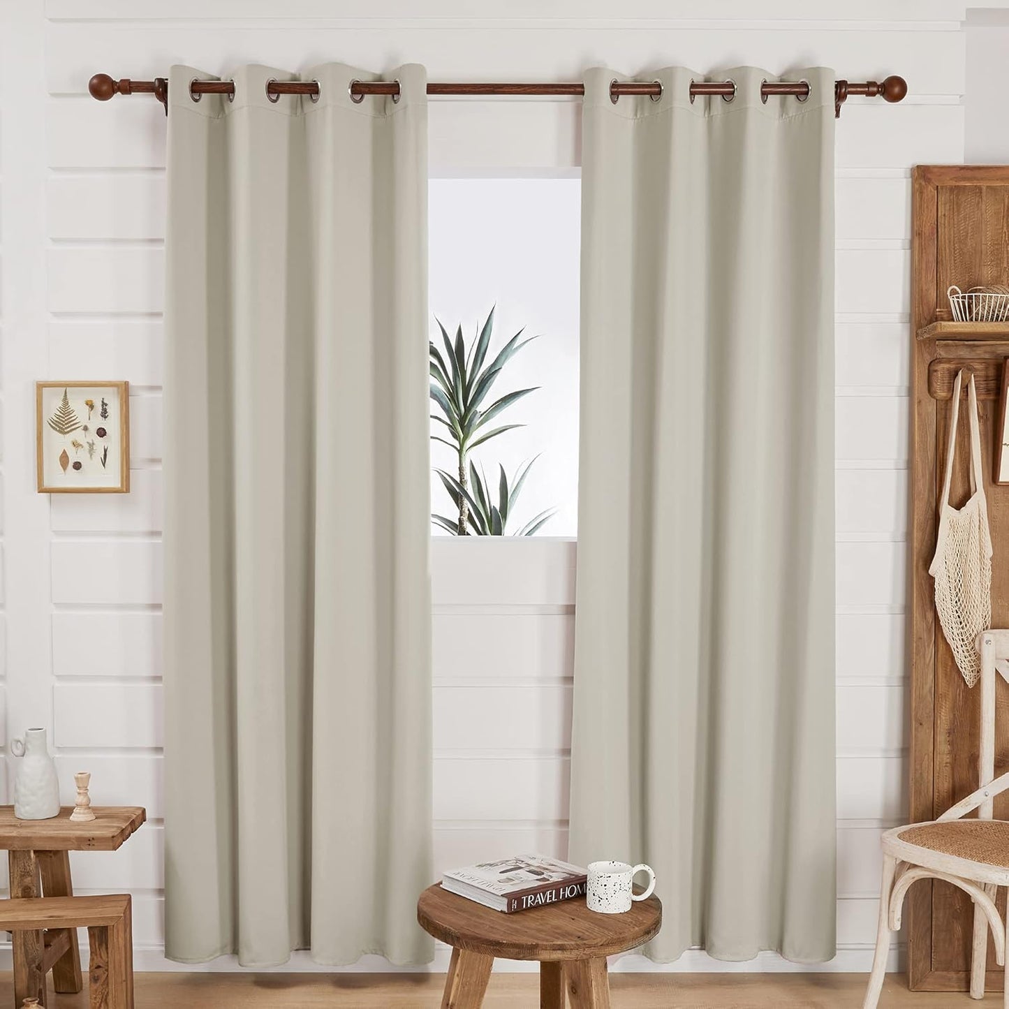 Deconovo Blackout Grommet Curtains for Bedroom & Living Room