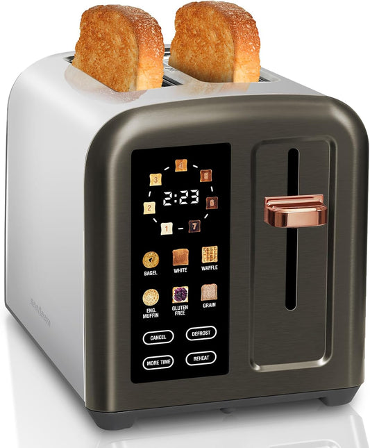 SEEDEEM Toaster 2 Slice with LCD Display and Touch Control
