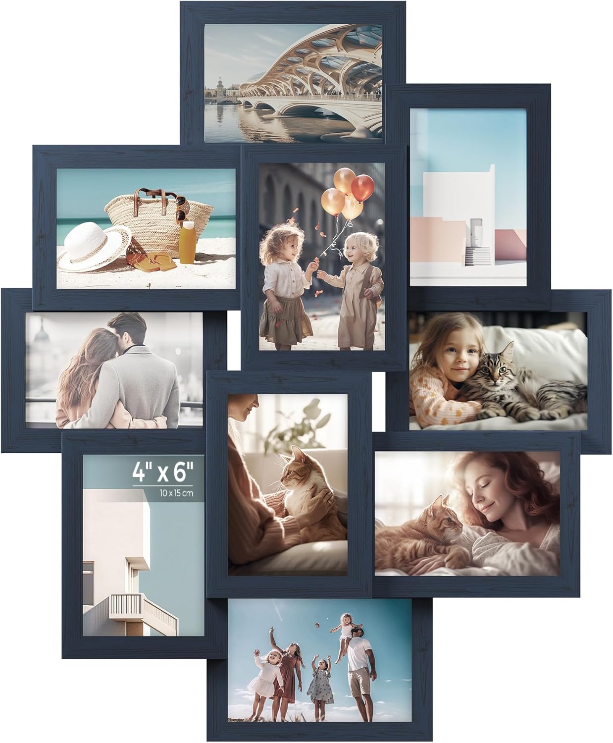 SONGMICS 4x6 Collage Picture Frames for Stunning Wall Decor