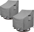 Outdoor Swivel Chair Cover 2 Pack - Waterproof Patio Seat Protection