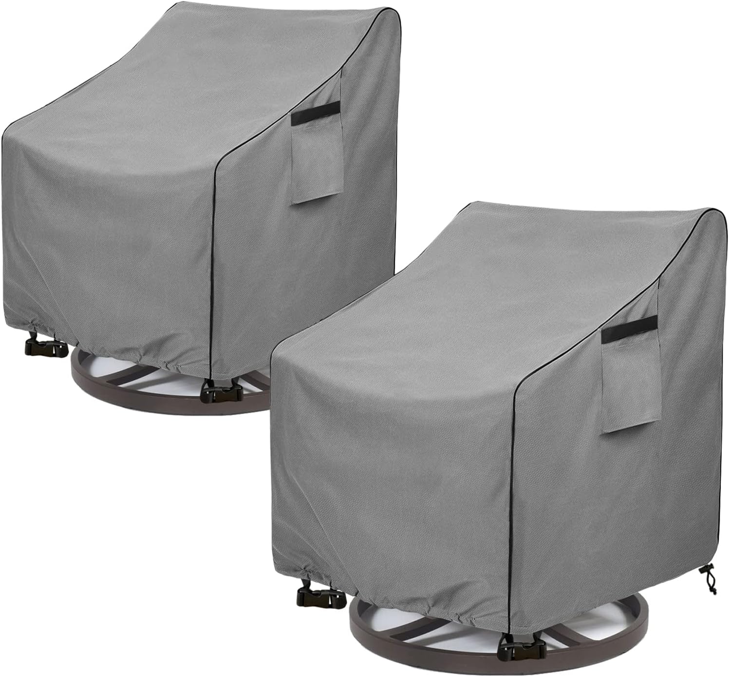 Durable Outdoor Swivel Chair Cover 2 Pack for All Seasons