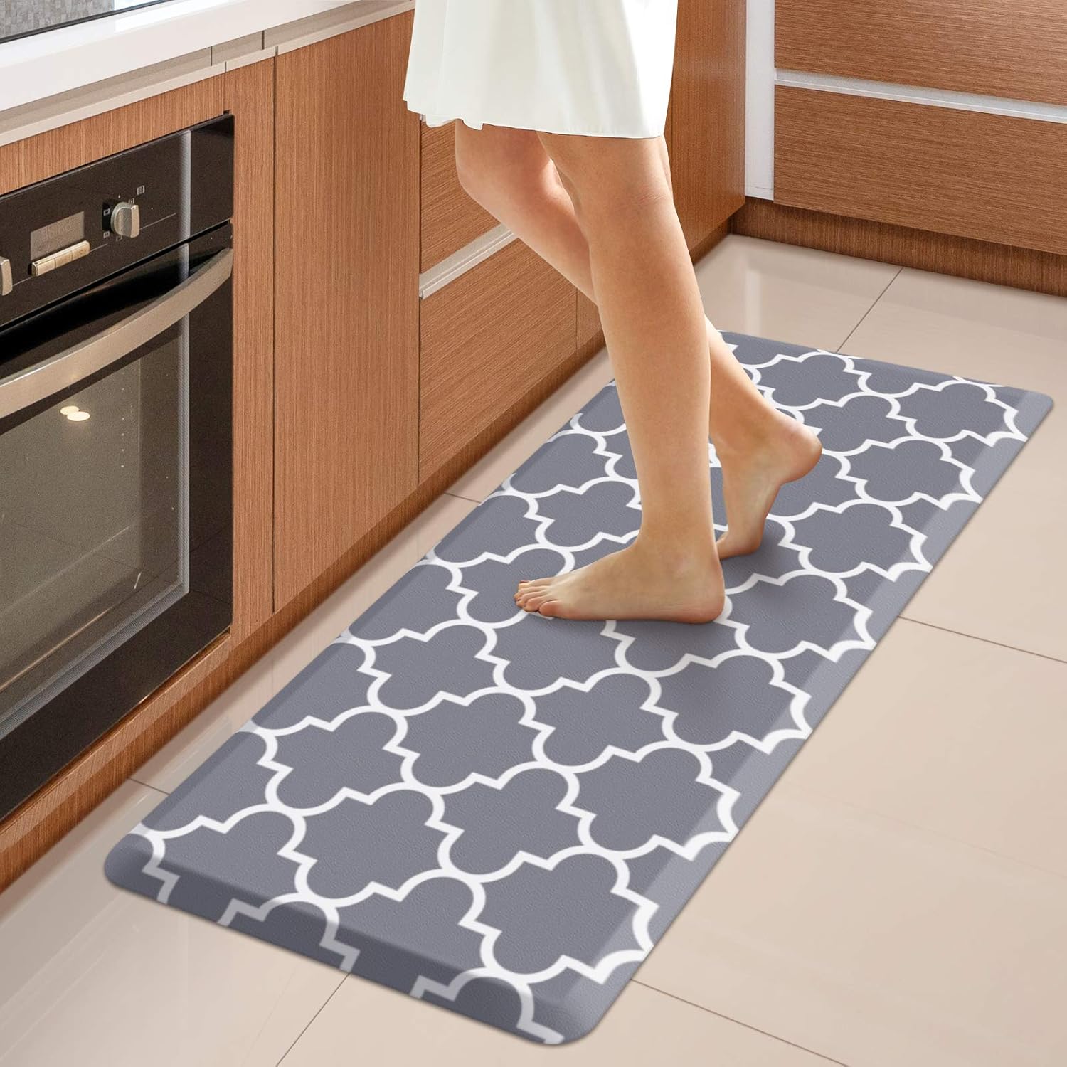 WISELIFE Kitchen Mat Cushioned Anti-Fatigue Rug for Comfort