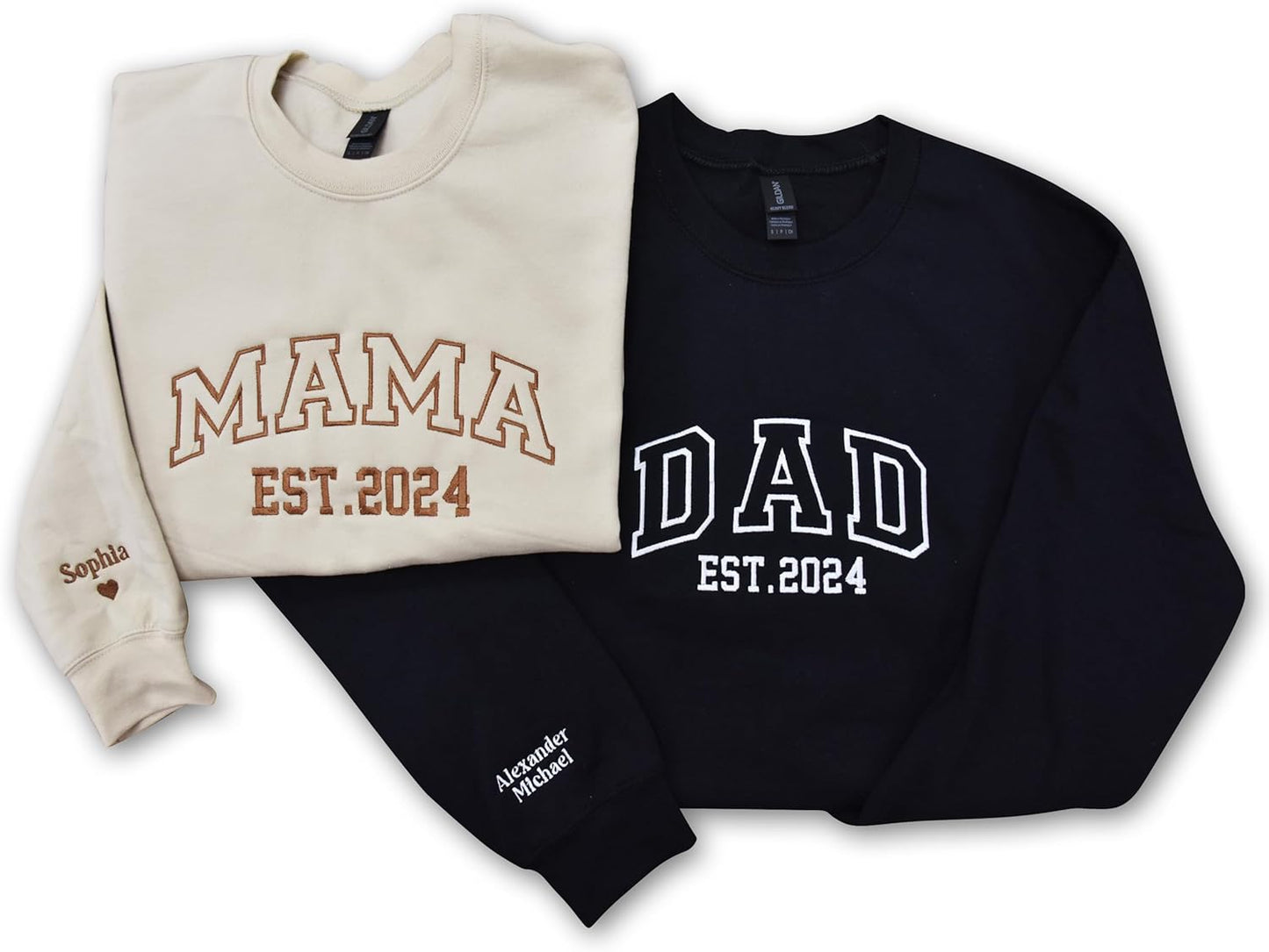 Personalized Embroidered Sweatshirt with Custom Text