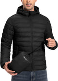 Pioneer Camp Mens Lightweight Packable Puffer Jacket Hooded - Warm dry