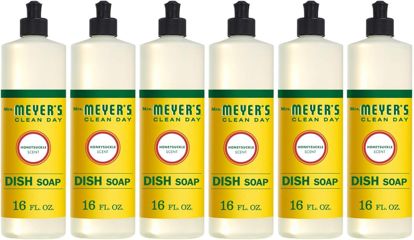 MRS. MEYER'S CLEAN DAY Honeysuckle Liquid Dish Soap 16 oz