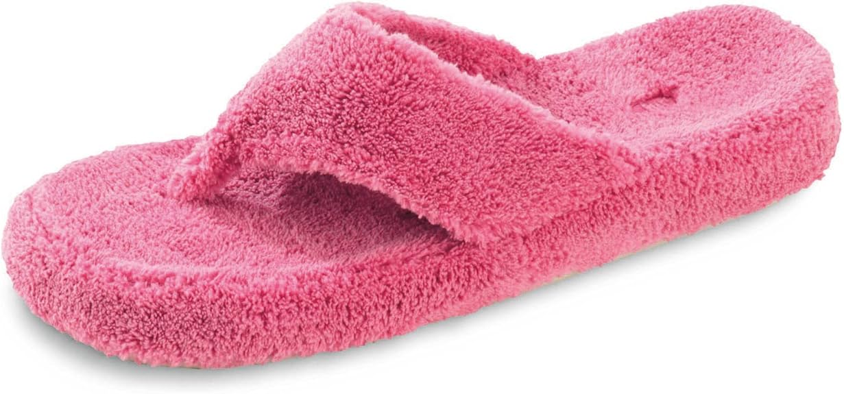 Acorn Women's Spa Thong Slippers with Cloud Like Comfort