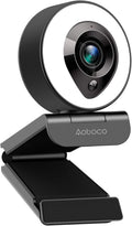 Streaming Webcam 1080p Autofocus with Ring Light - Smooth HD