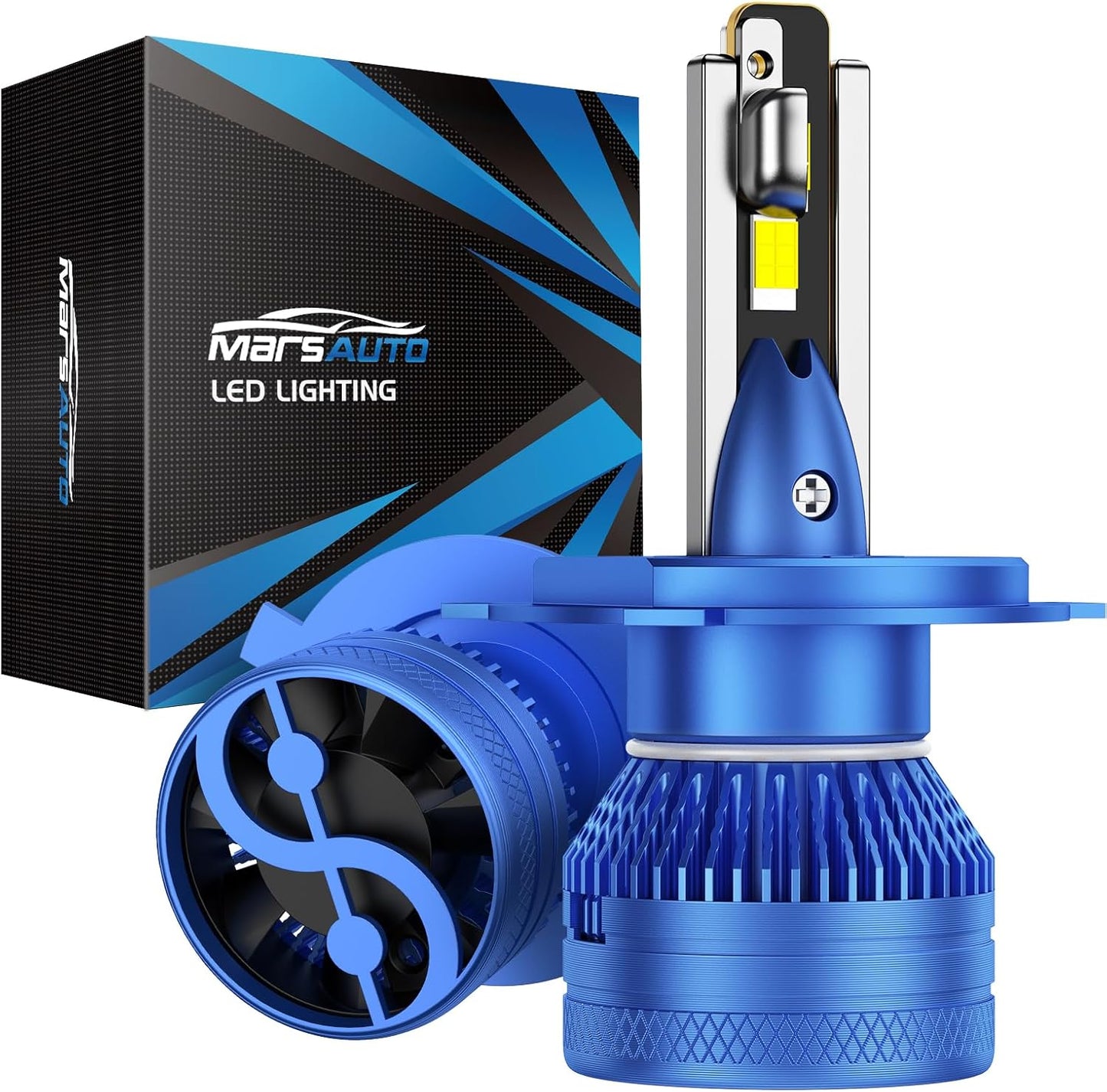 Marsauto H4/9003 Fog Bulbs - Super Bright, Long Lifespan, Easy Install