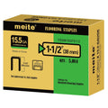 15.5 Gauge Flooring Staples 1-1/2 in 1/2 in Crown - Galvanized Pack