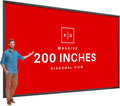 KHOMO GEAR Fixed Frame Projector Screen 200 in - Matte 16:9 - Wall