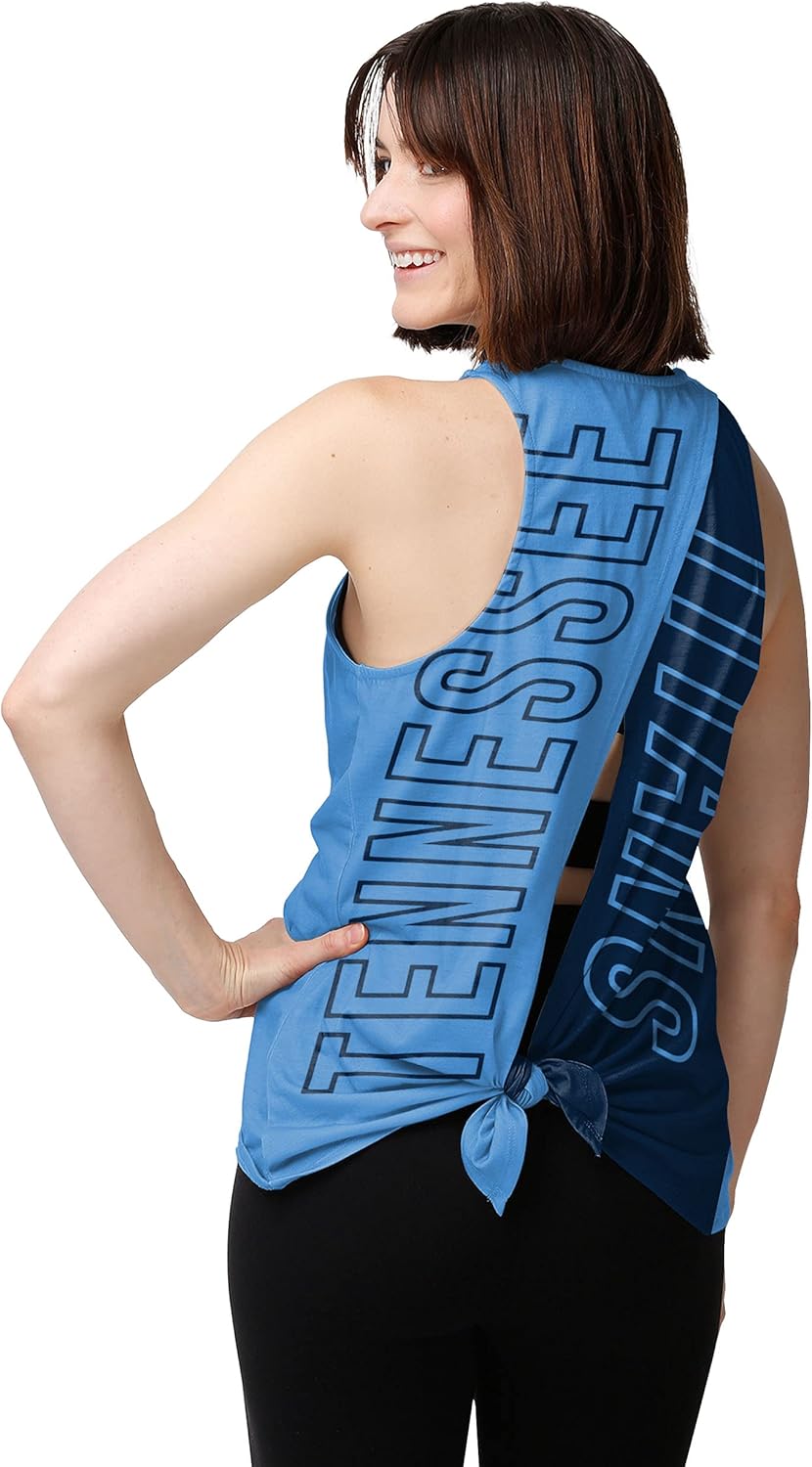 FOCO NFL Womens Team Logo Tie-Breaker Tank Top Shirt Review