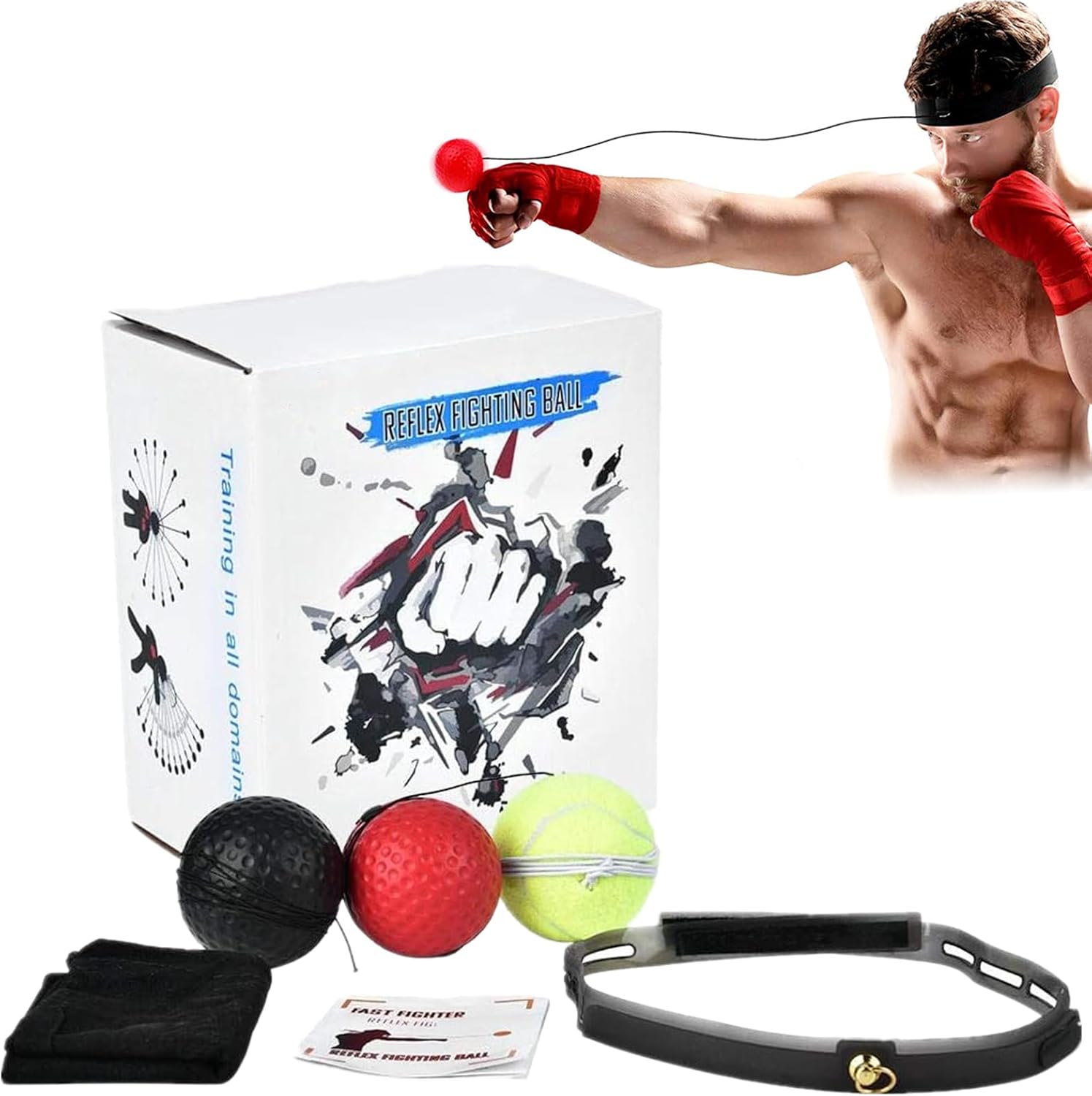 Dioche Boxing Reflex Ball Set - Enhance Speed!