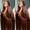 Chocolate Brown 13x4 HD Lace Front Wig 32in - Natural Look