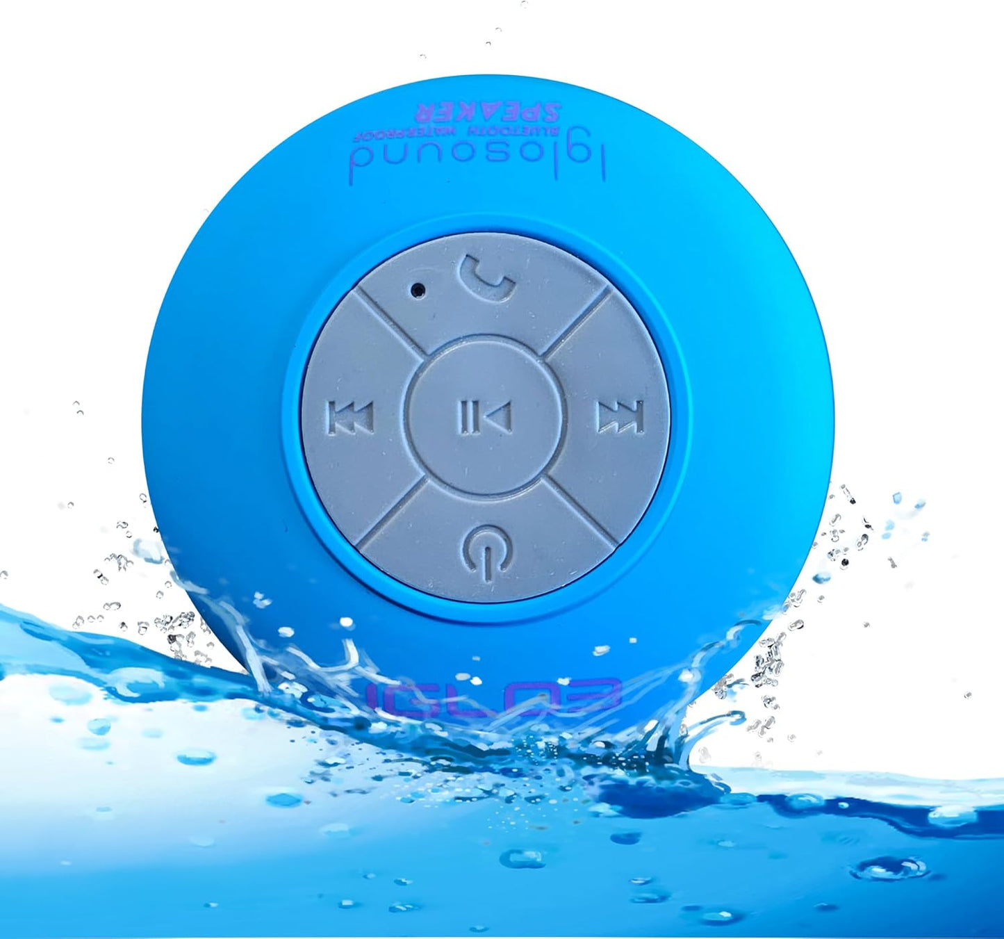 IgloSound HD Bluetooth Shower Speaker - Waterproof, Portable, Built-In Mic