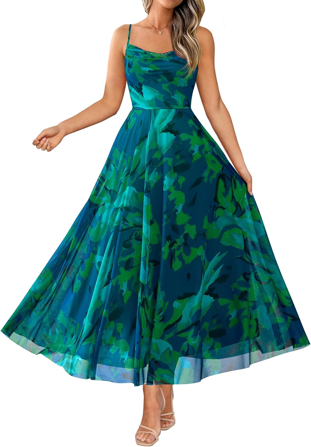 BTFBM Women Summer Floral Maxi Dresses for Elegant Occasions