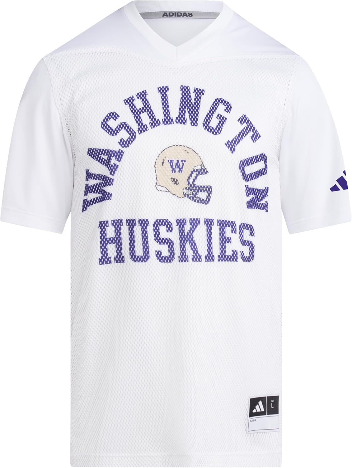 adidas Men's NCAA Tailgate Jersey for Huskies Football Fans