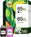 65XL Black and Tri-Color Combo Pack for HP DeskJet Envy - High Yield