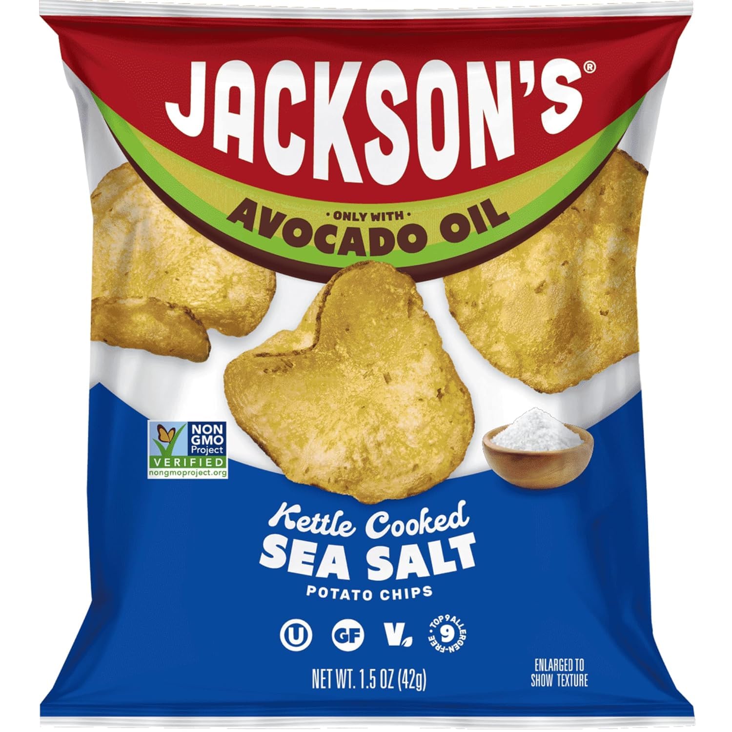 Jackson's Classic Kettle Chips with Sea Salt - 28 Pack