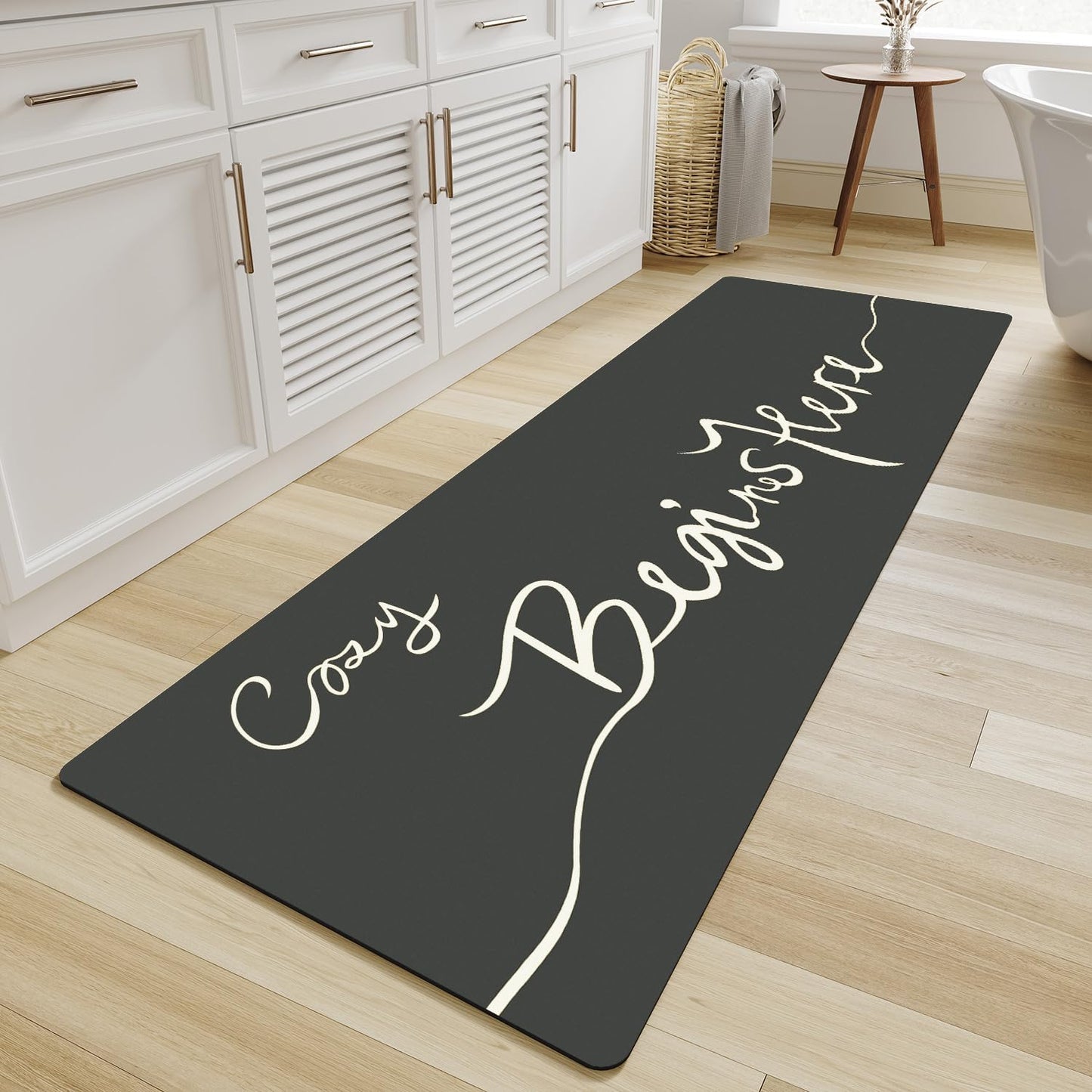 MontVoo Non Slip Bath Mat Rug - Super Absorbent Runner 17x70