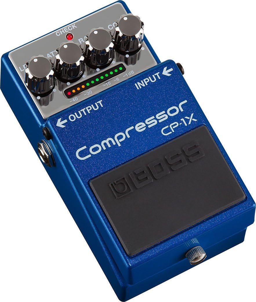 BOSS CP-1X Compressor Guitar Pedal for Exceptional Clarity