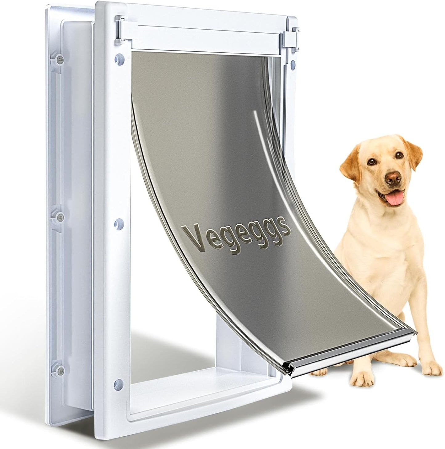 Large Dog Doors with Double Magnetic Flaps for Easy Access