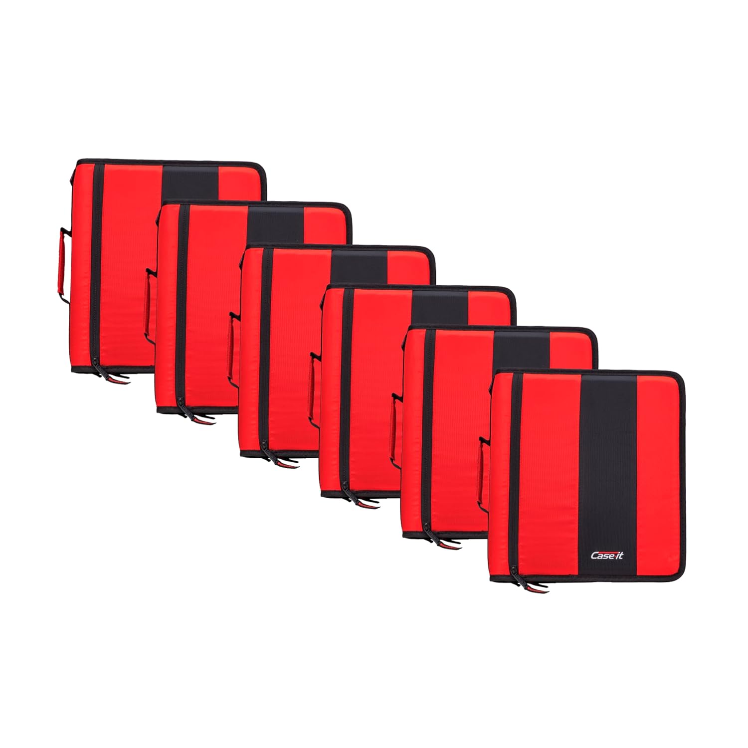 Case-it Classic Zipper Binder with 2-Inch O-Rings for Organization