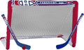 NHL Mini Hockey Set - Kids Indoor Knee Hockey Goal + 2 Sticks