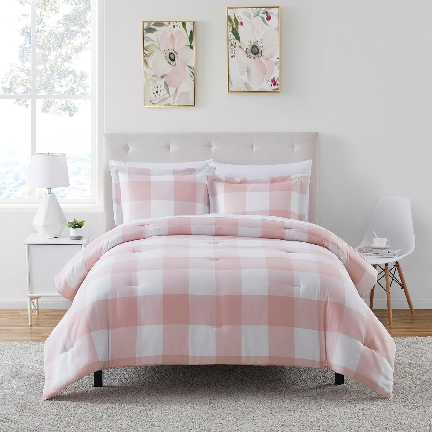 Twin Comforter Set with Sheets - 5-Piece Bedding Collection
